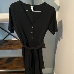 H&M Black Jumpsuit-SZ M
